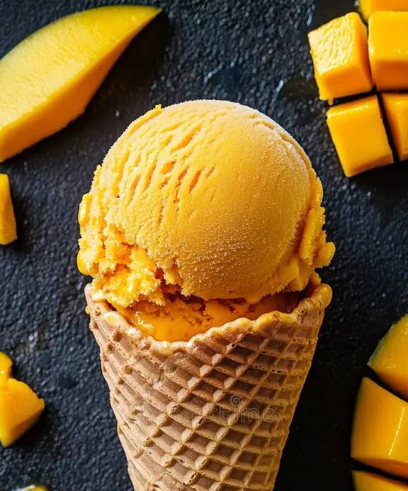 Alphonso Mango Cream Scoop